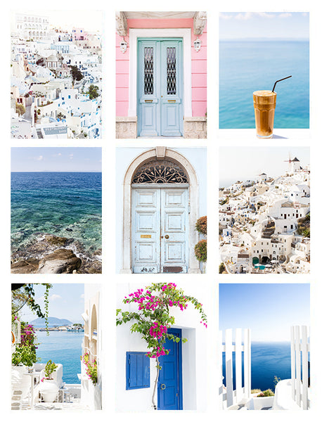 GREECE PRINT PACK PASTEL | 5x7