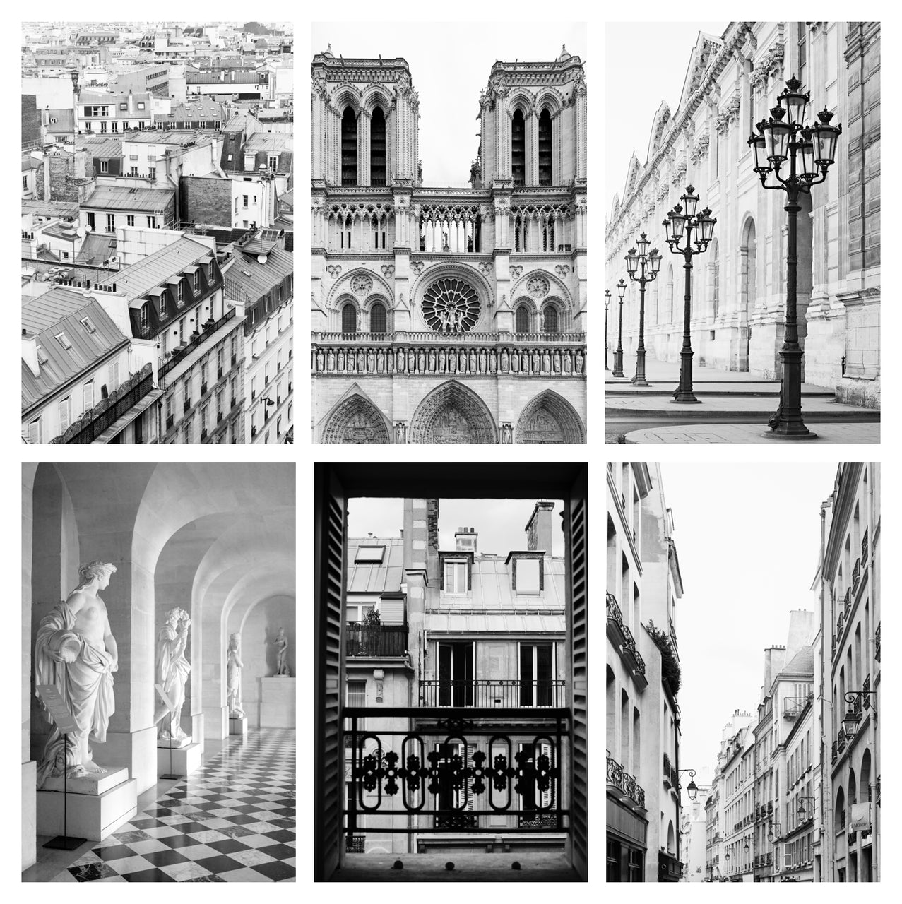PARIS BLACK AND WHITE | Gallery Wall Bundle